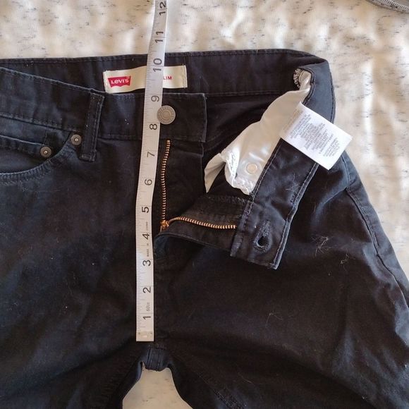 Levi's 511 Black Cotton Slim Jeans - Picture 2 of 14